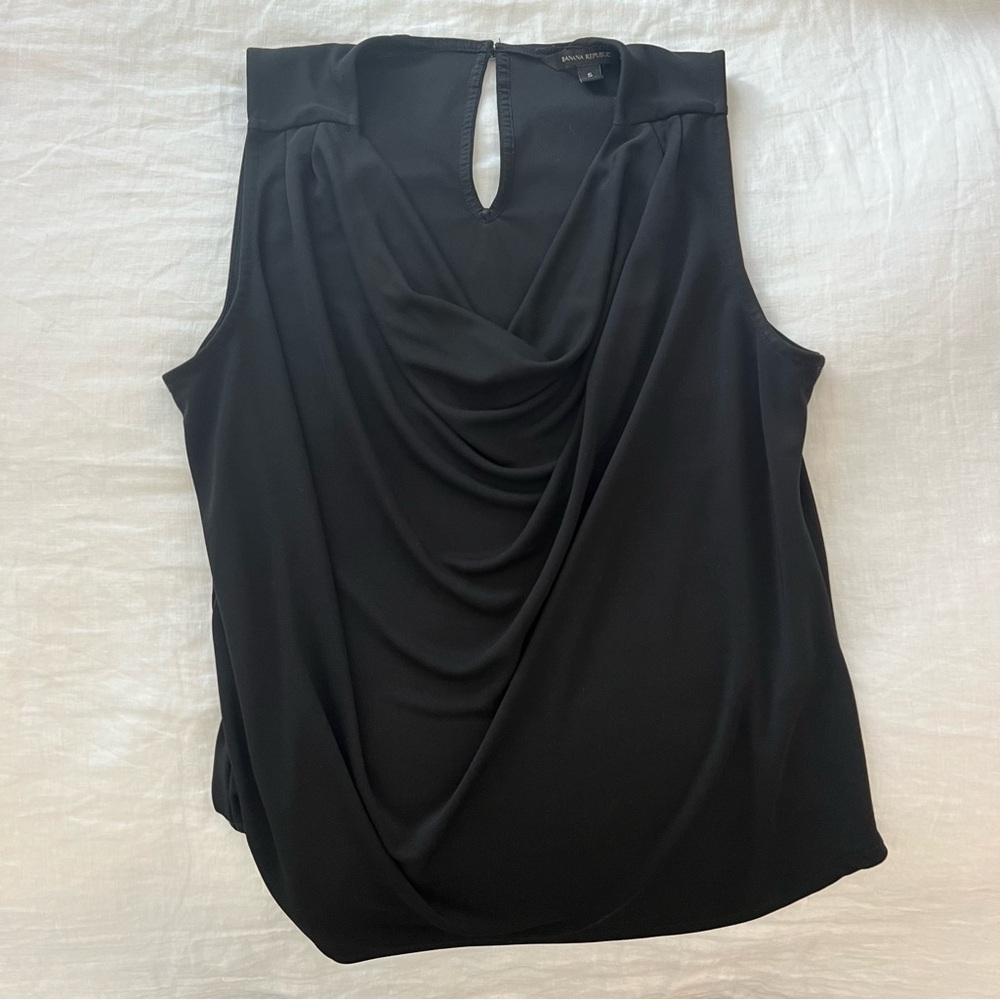 Banana Republic Elegant Black Sleeveless Top